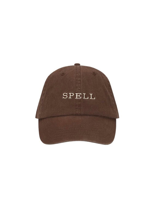 Spell Embroidered Cap in Cacao