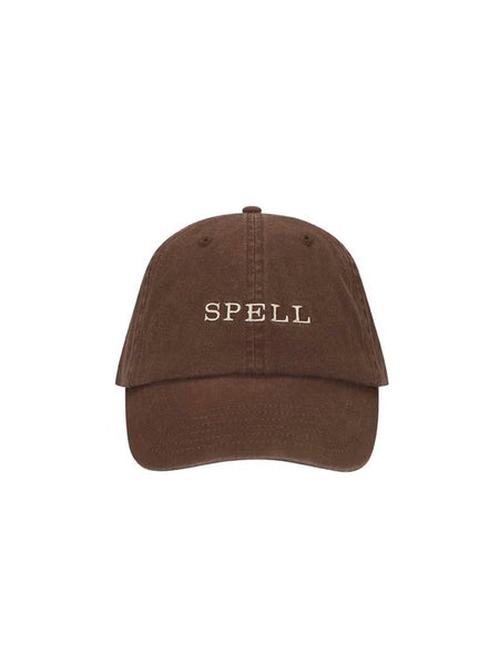 Spell Embroidered Cap in Cacao