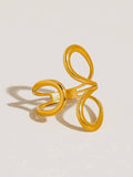 Parvella Abstract Swirl Ring