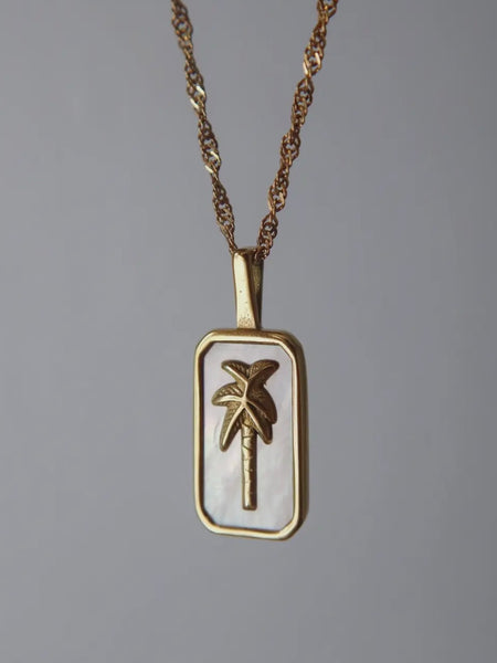 Palm Tree Necklace