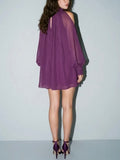 Showgirl Shimmy Dress in Magenta
