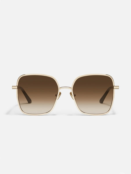 5th Ave Sunnies in Brown & Gold