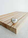 Heart Puff Pearl Ring