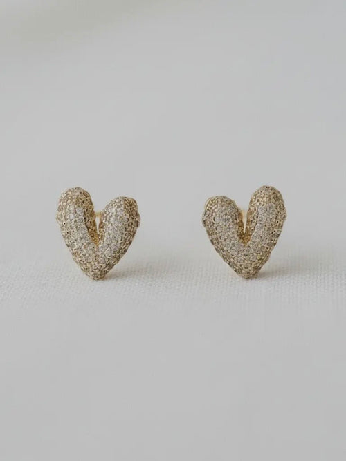 Charming Heart Studs