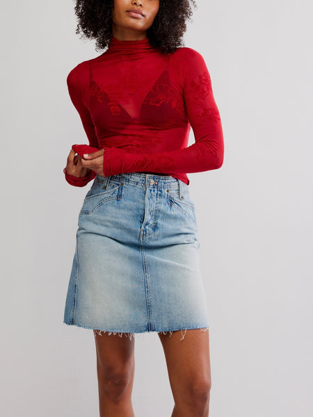 You Decide Long Sleeve in Deep Cherry