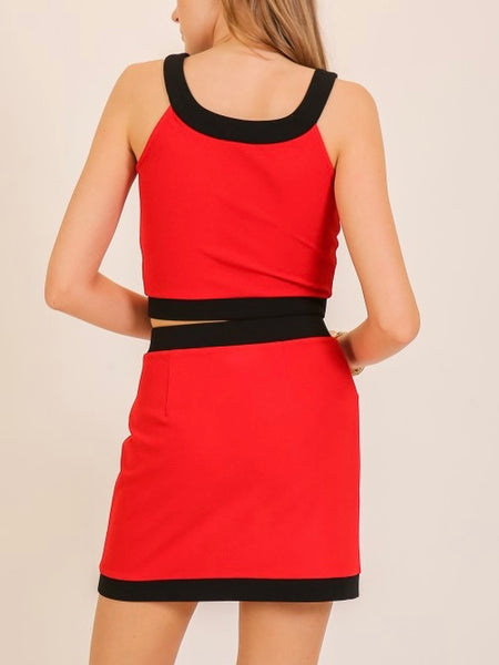 Show Your Spirit Tank in Red & Black