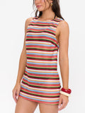 Kenny Tunic in Sunkissed Stripe Knit