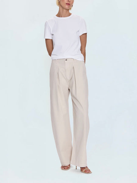Hour Glass Wide Leg Pant in Ivory Combo