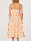 Janna Dress in Orange Floral