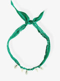 Bandana Shell Necklace in Green