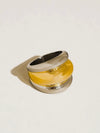 Daelen Dome Ring in Two Tone