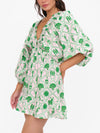 Hadley Mini Dress in Coastal Collage