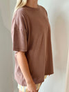 Must Be Mineral Oversized Tee in Chestnut
