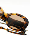Aria Oval Sunnies in Milky Tortoise