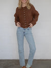 Piper Cardigan in Brown