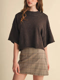 MOCKtauk Will Never Be The Same Sweater in Espresso