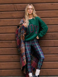 Devyn Oversized Sweatshirt in Pine Hollow