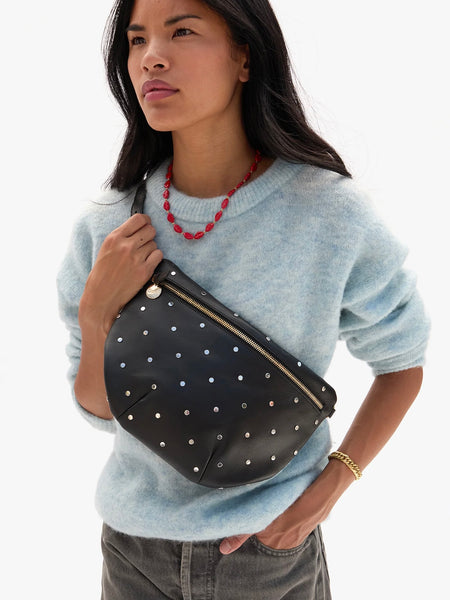 Grande Fanny in Black Natural Allover Studs