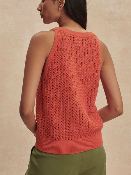 Alessia Knit Tank in Summer Fig