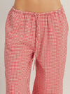 Bring The Gingham Pant in Red