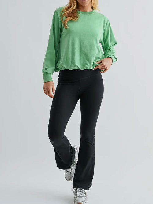 Cozy In The Clouds Sweatshirt in Green