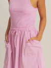 Takes Two To Cargo Dress in Pink