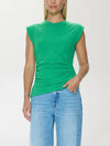 Nya Asymmetrical Tee in Mantis