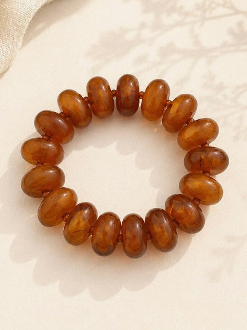 Bauble Stretch Bracelet in Tortoise