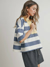 So Striped Polo Shirt in Blue