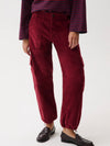 Honor Utility Cord Cargo in Deep Crimson