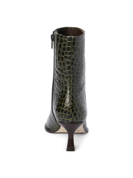 Gabbie Ankle Boot in Kelp Croc