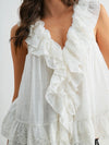 In Outer Lace Blouse in Ivory
