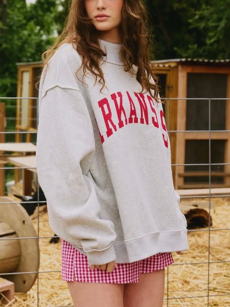 AR Reversible Sweatshirt in Grey