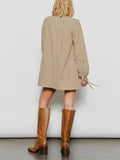 Plaid About Her Mini Dress in Olive