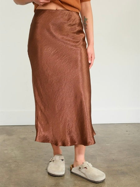 Livin' La Vida Leopard Skirt in Brown