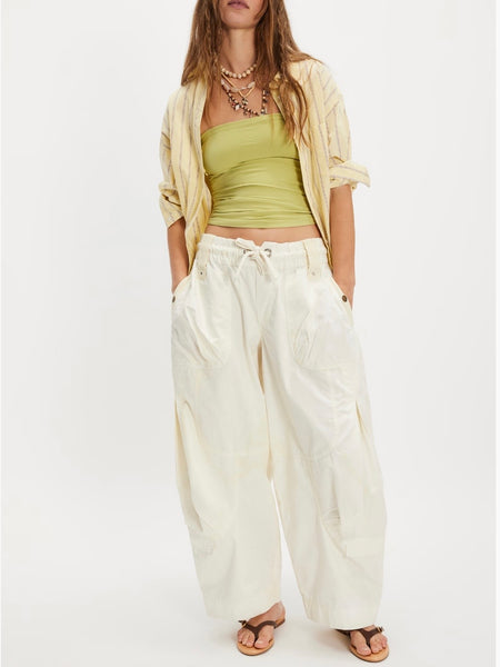 Ruffles At The Resort Button Up in Pink