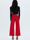 Penny Crop Pant in Ruby Red