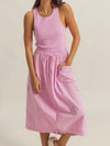 Takes Two To Cargo Dress in Pink