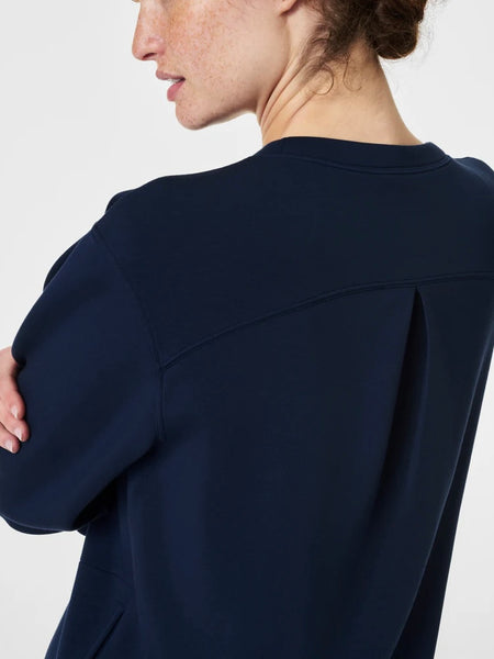 AirEssentials Crew Neck Dress in Timeless Navy