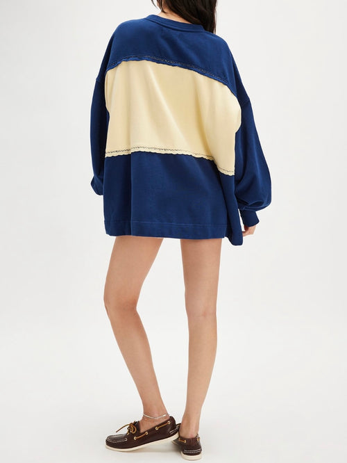 Strawberry Sweatshirt in Oceana Combo