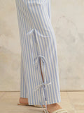 Summer Soiree Pant in Blue Stripe