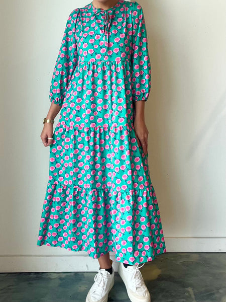 Morning Meadow Maxi in Pink Combo