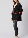 Pumpkin Patch Cardi in Black