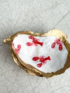 Decoupaged Lobster Shell Ring Dish