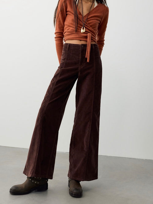 Libre Cord Wide Leg Pant in Shopping Bag