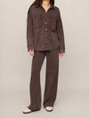 Hunter Knit Pant in Dark Chocolate