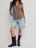Benny Slim Plaid in Brown Combo