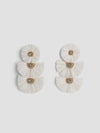 Morning Glory Raffia Earrings