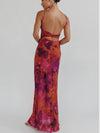 Harvest Moon Maxi Dress in Dark Rose