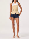 Aleda Top in Khaki